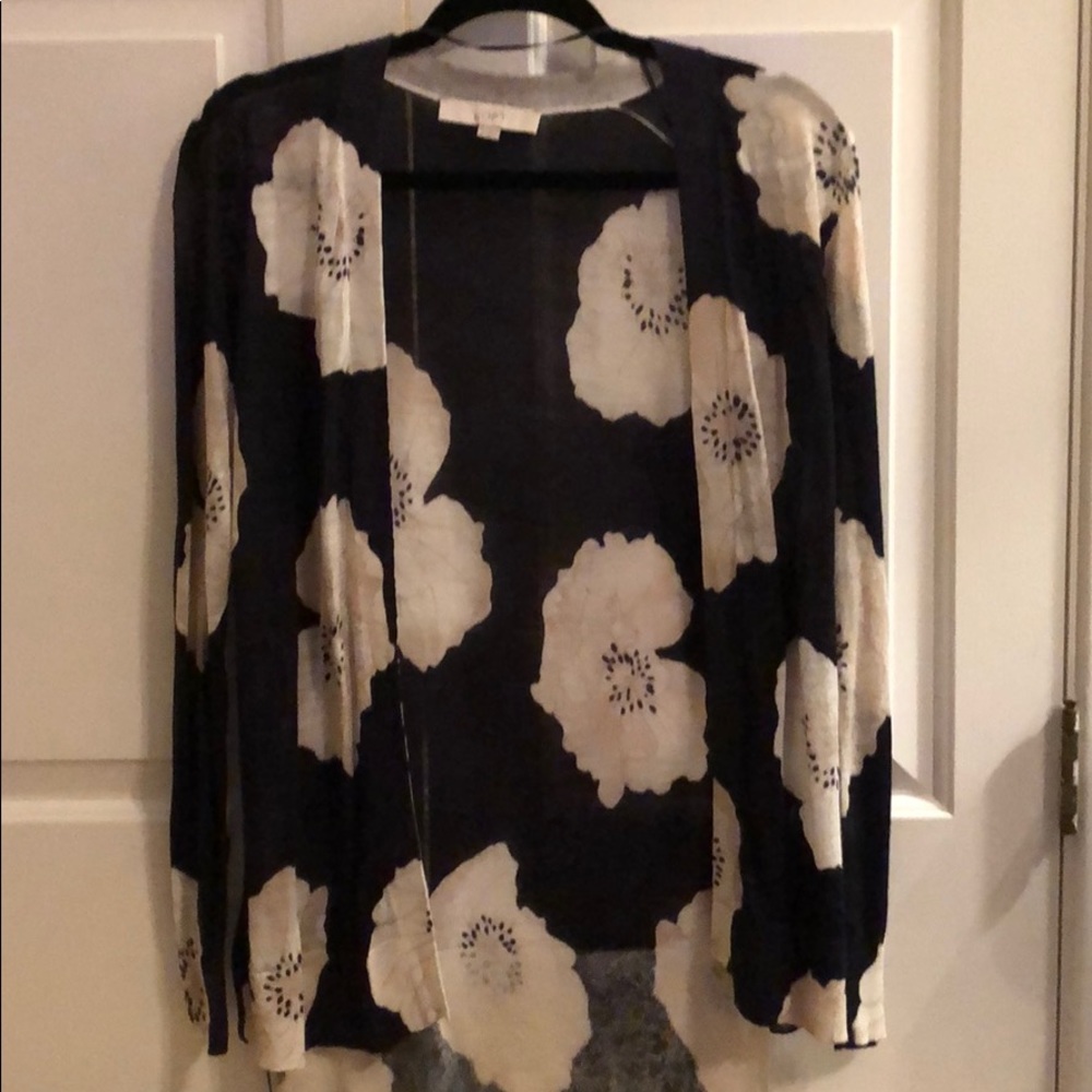 Loft floral cardigan